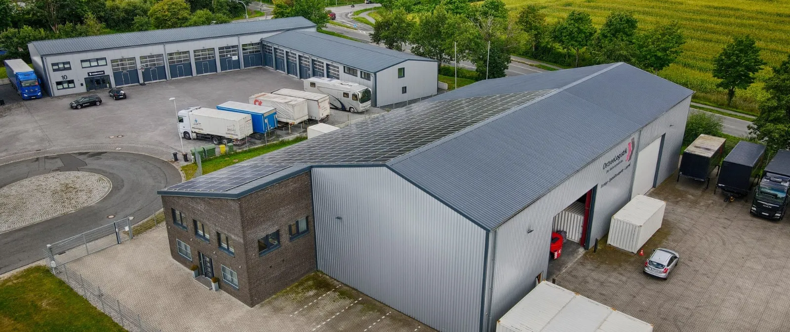 Unser Firmengelände aus der Luft