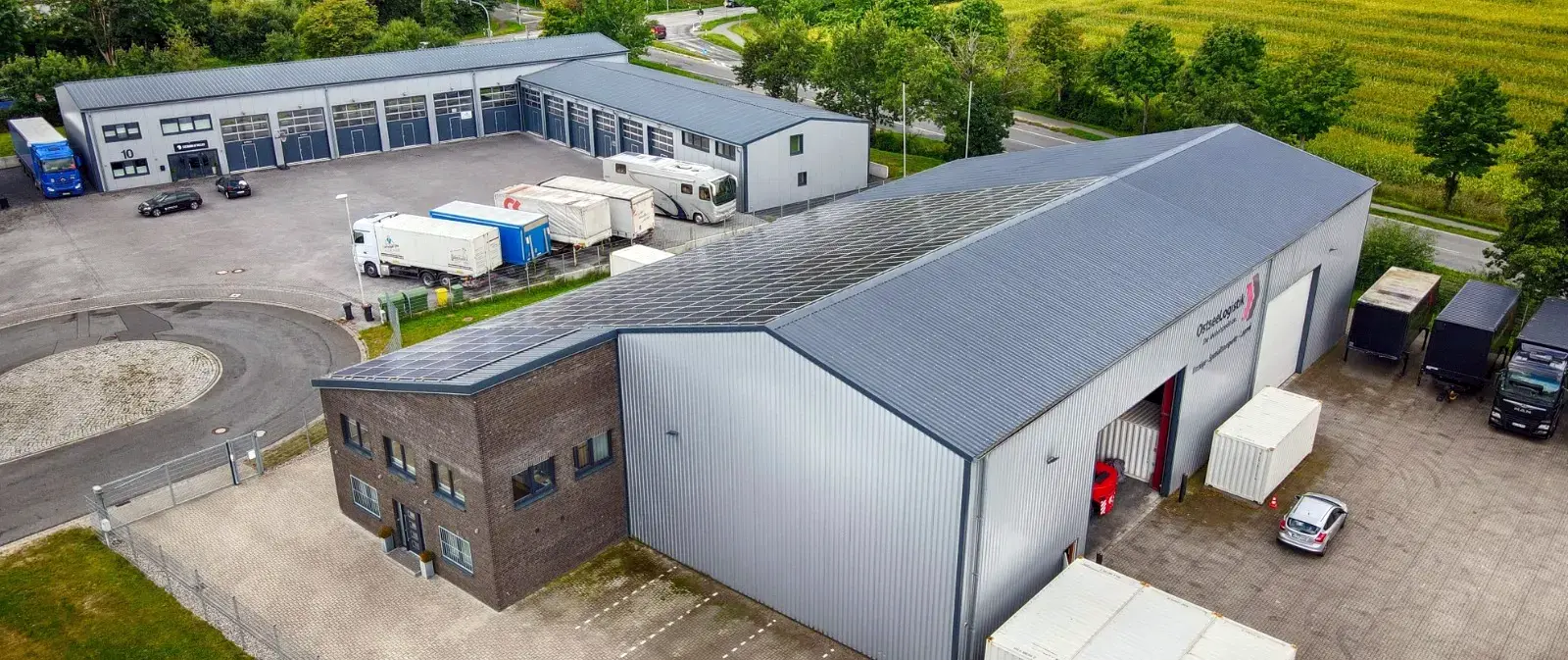 Unser Firmengelände aus der Luft